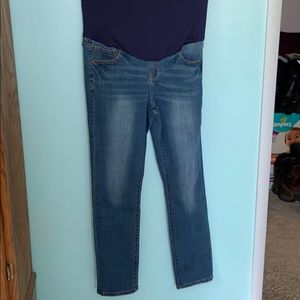 Pink Blush Maternity Skinny Jeans